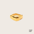 Walking red flag ring